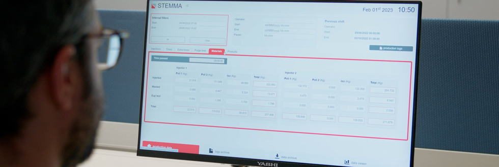 Stemma_Data_Manager per il monitoraggio della produzione